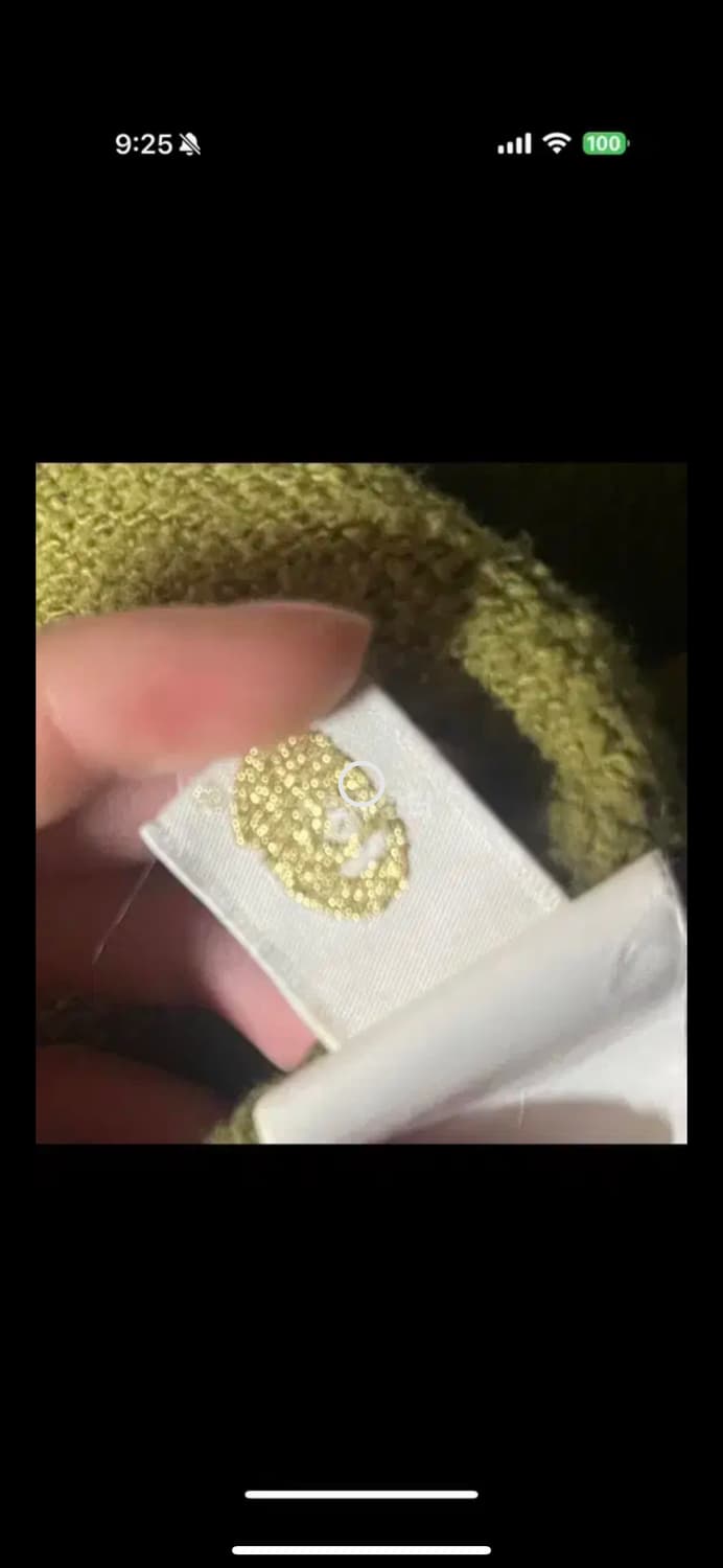 베이프 녹계 샤크후드집업 XL 상품이미지5