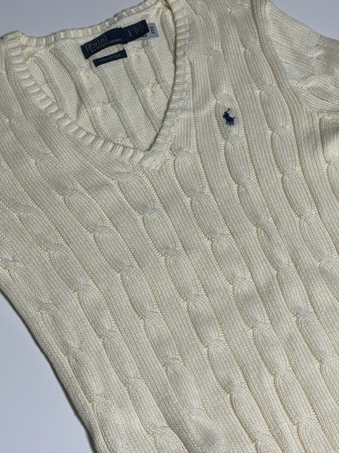 폴로 랄프로렌 케이블 니트 아이보리 S (5.5)(수수료포함) 상품이미지2