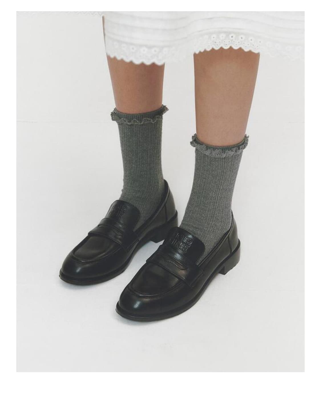 누아르나인 NOIRNINE 블랙 페니 로퍼 상품이미지5