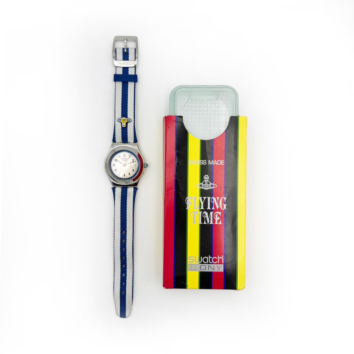01년판) 빈티지 스와치 비비안 웨스트우드 콜라보 flying time 상품이미지7
