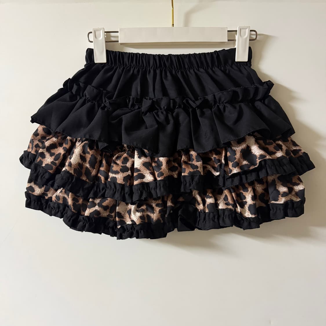 새상품 여자 호피 캉캉 미니스커트 상품이미지1