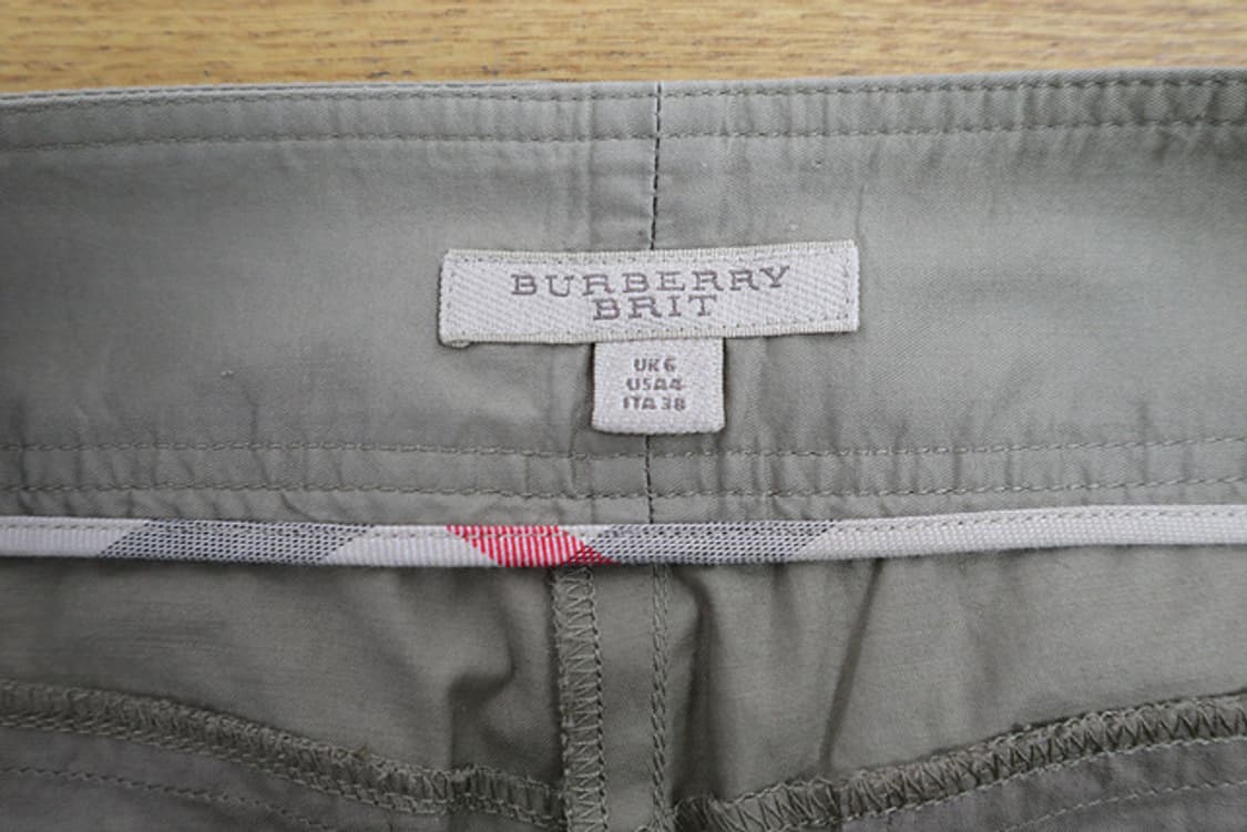 여성 BURBERRY 버버리 브릿 벨트 팬츠 홑겹 매장판 상품이미지4