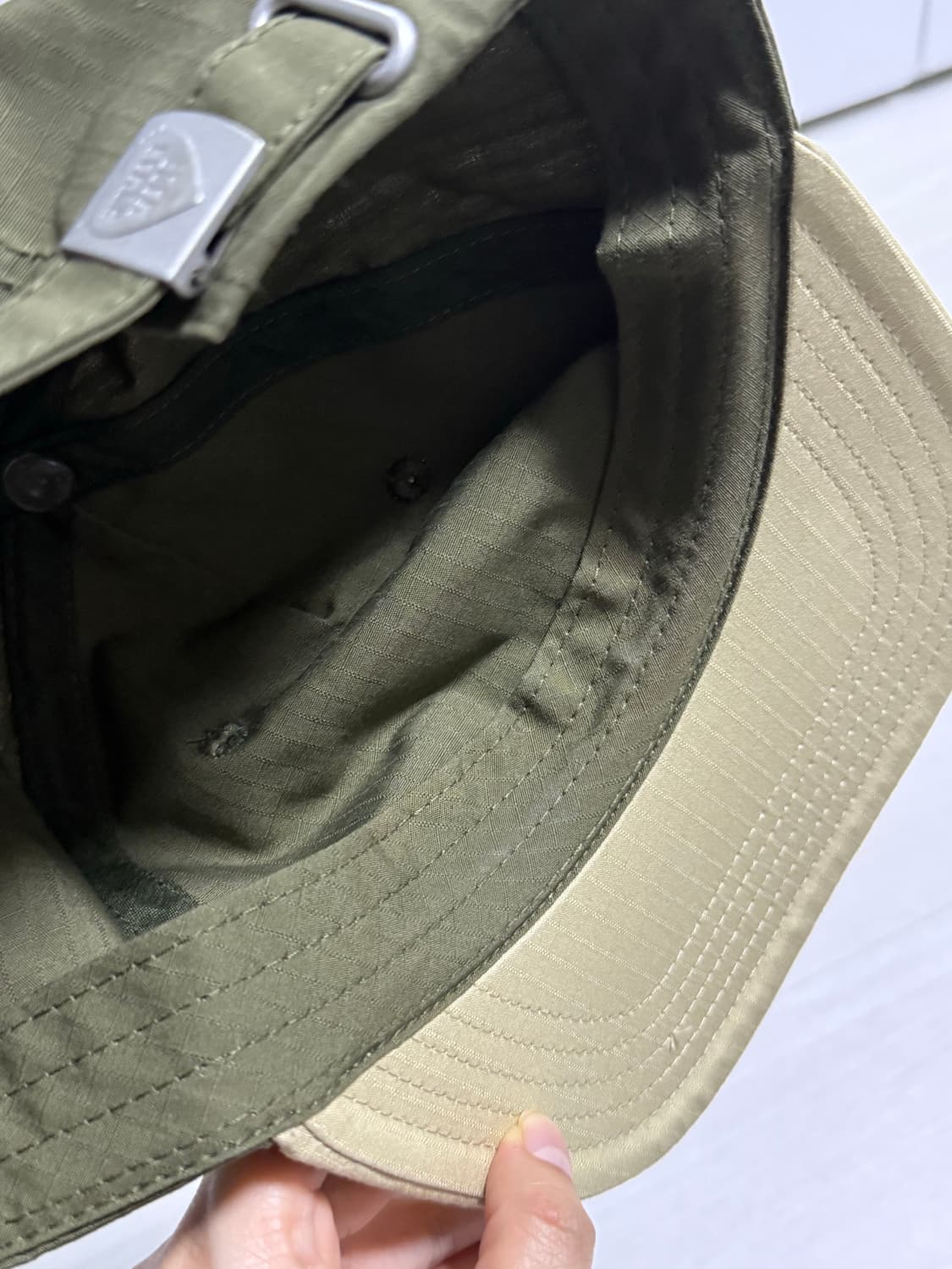 휴먼메이드 립스탑 캡 카키 상품이미지8