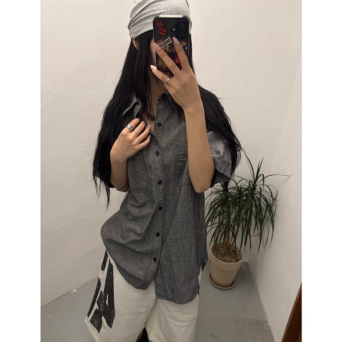 빔즈플러스 BEAMS PLUS Indigo Chambray 상품이미지3