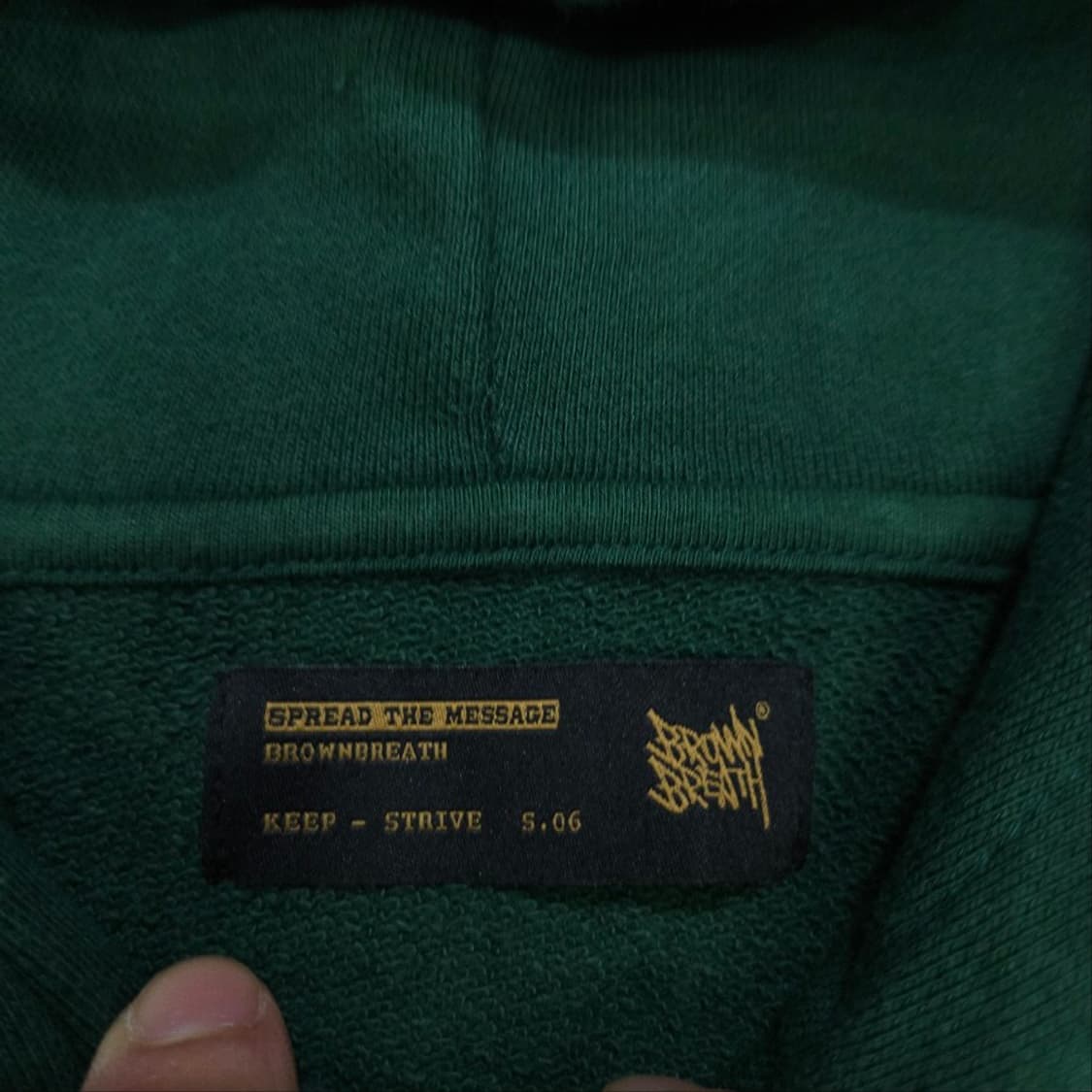 브라운브레스 크롭 후드티 상품이미지5