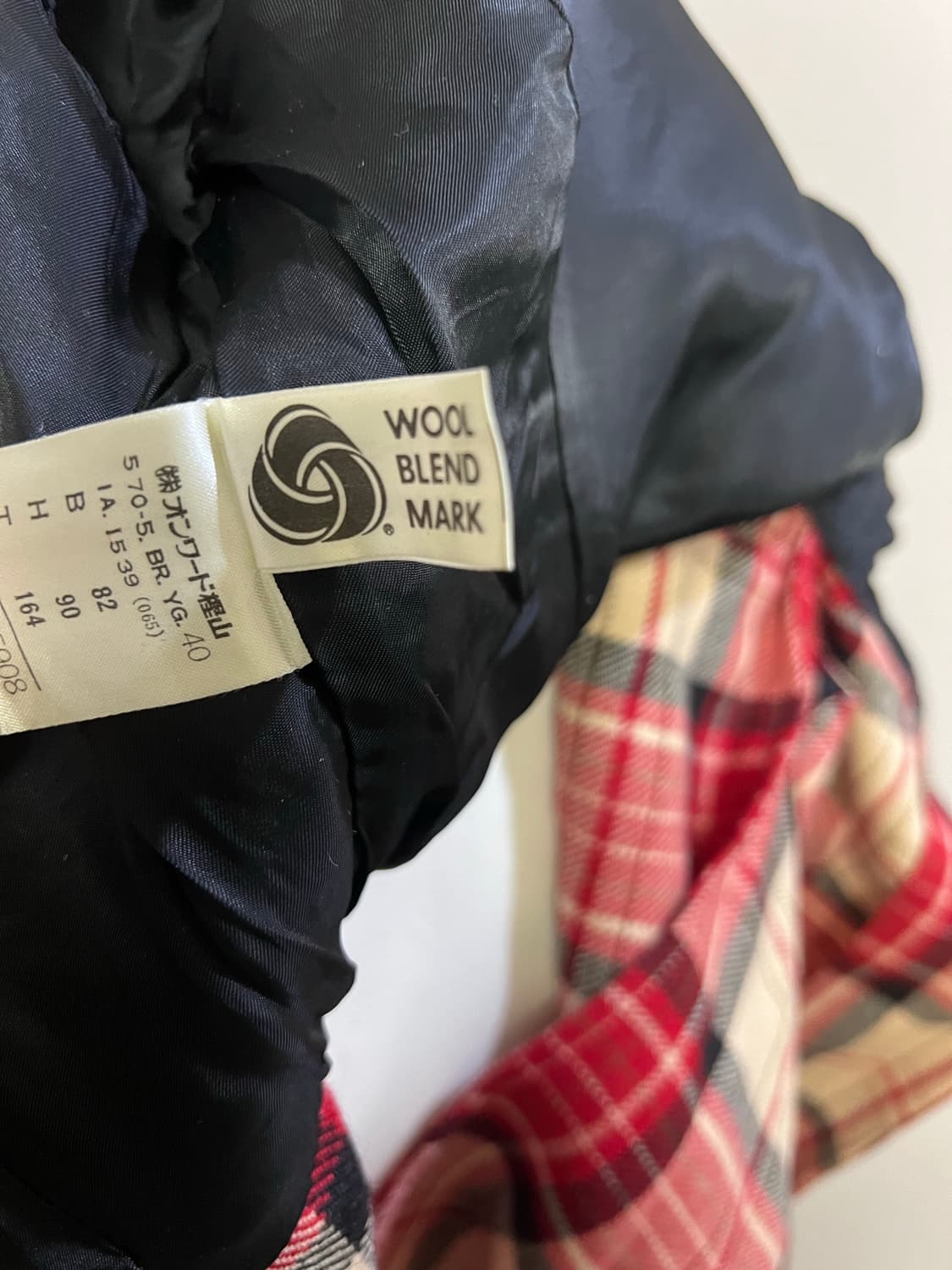 장폴고티에 빈티지 레어템 타탄 체크 술 디테일 자켓 S 상품이미지8