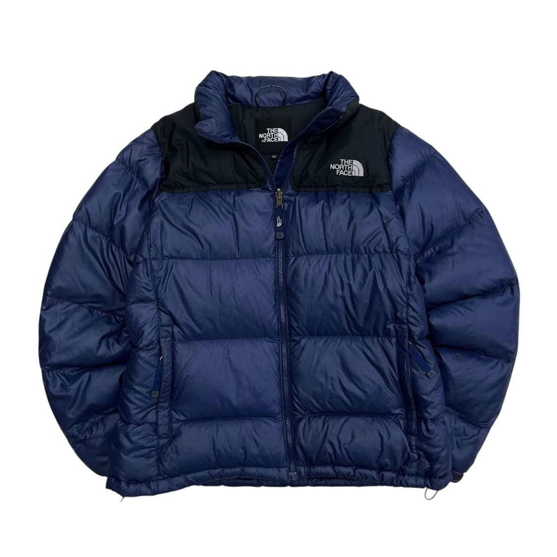 노스페이스 로고 블랙배색 네이비 패딩 90 ( 여성용 ) 상품이미지2