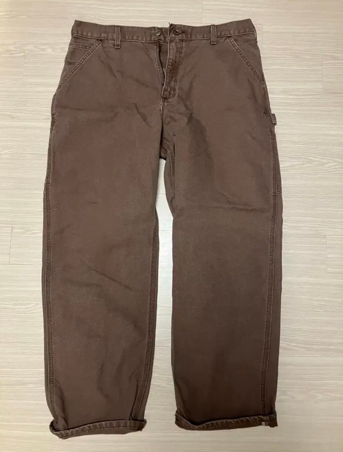 빈티지 칼하트 싱글니 체스트넛 상품이미지1