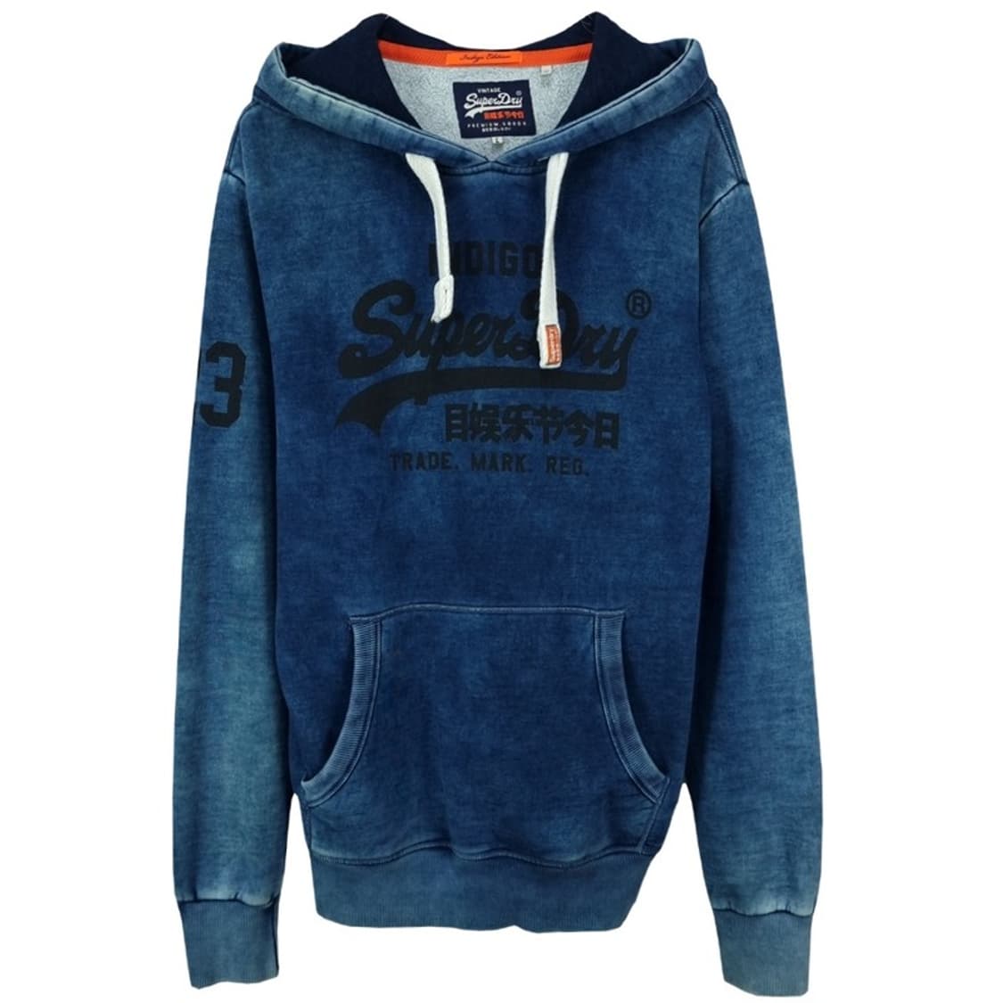 [슈퍼드라이] 빈티지 가공 빅로고 후드티 M19806 상품이미지2
