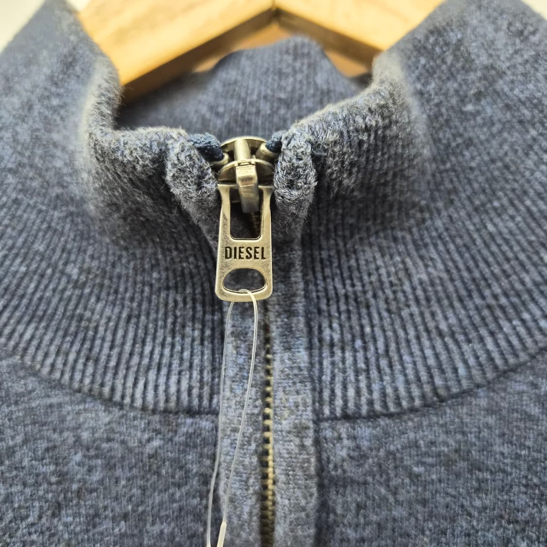 디젤 하프넥 니트 네이비 남성 L 상품이미지4