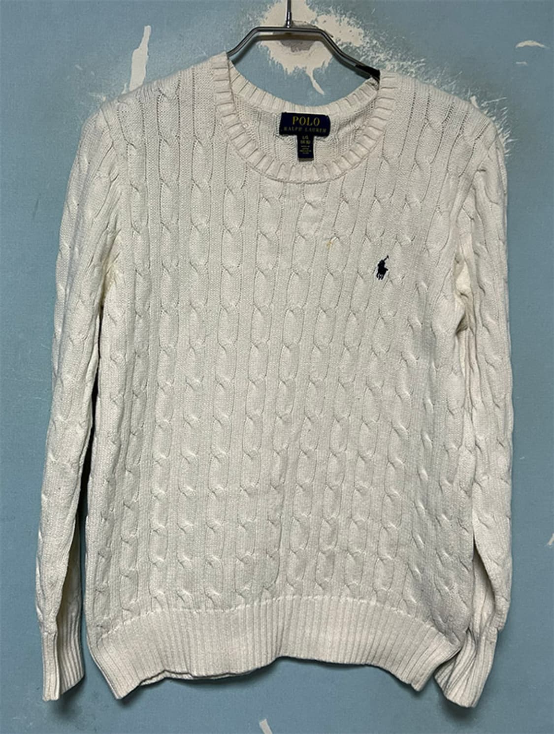 POLO 폴로 여자 꽈배기니트 기본 겨울 캐주얼 S 90 55 상품이미지1