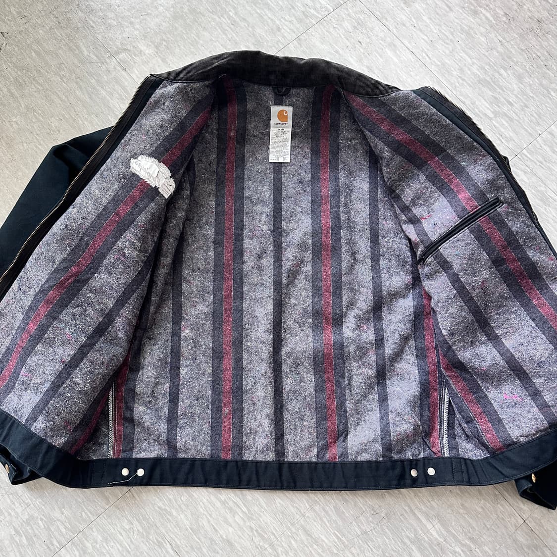 00s 칼하트 J01 48 디트로이트 블랙 MADE IN USA 상품이미지9