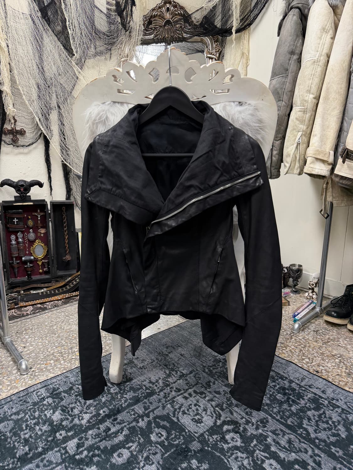 Rick owens 11ss naska leather biker jack 상품이미지3
