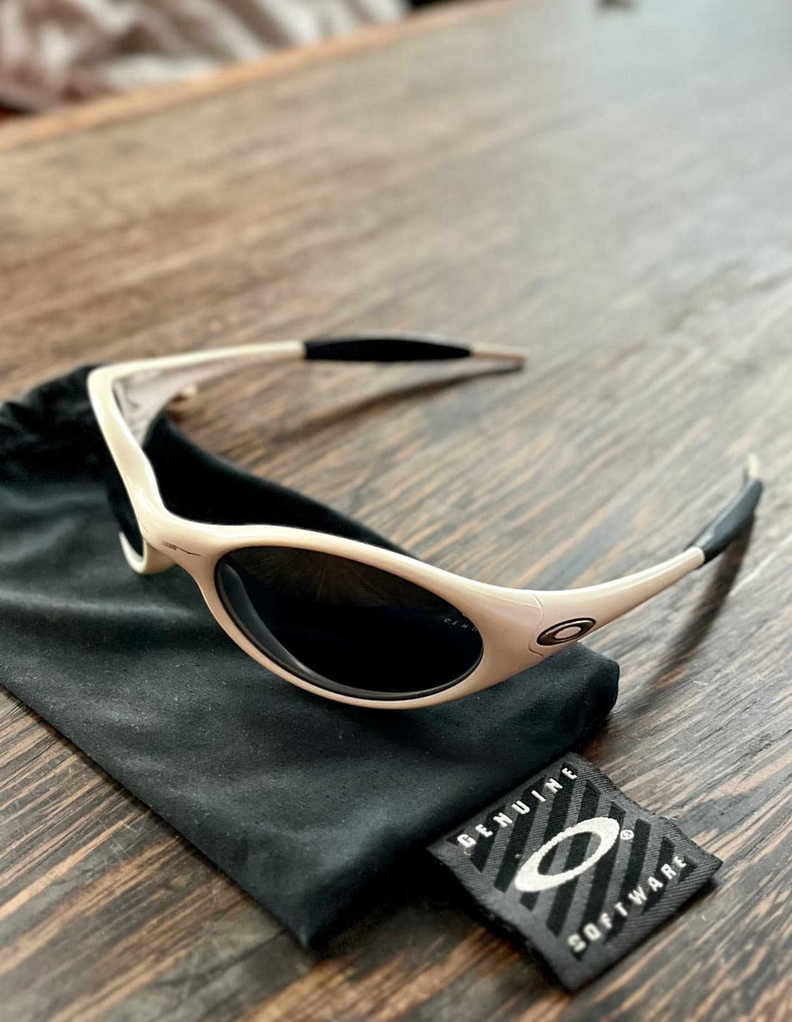 Oakley eye jacket 1.0 오클리 아이자켓 화이트펄 1999 상품이미지1