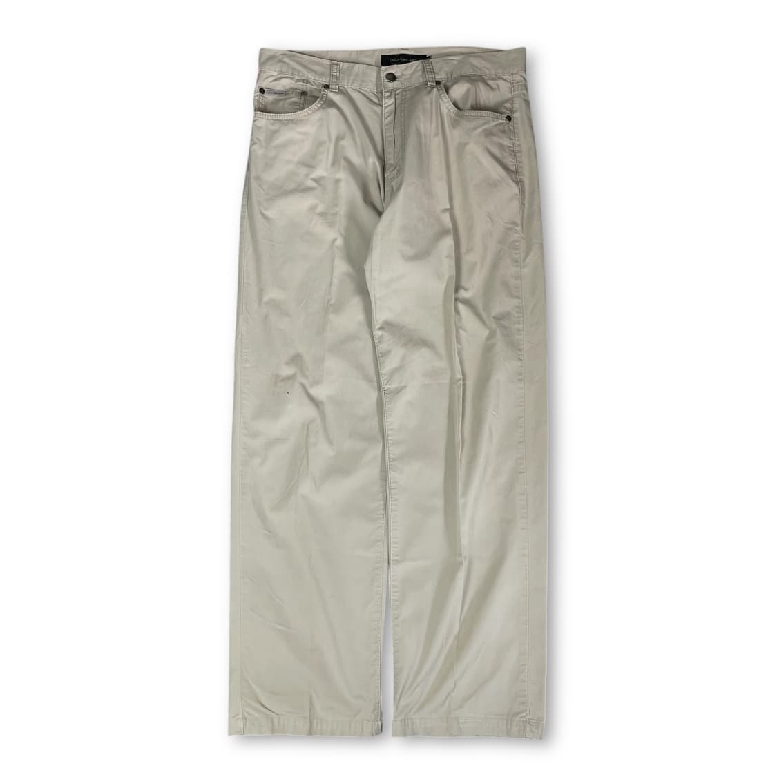 (34) 캘빈클라인 베이지 코튼 팬츠 상품이미지1