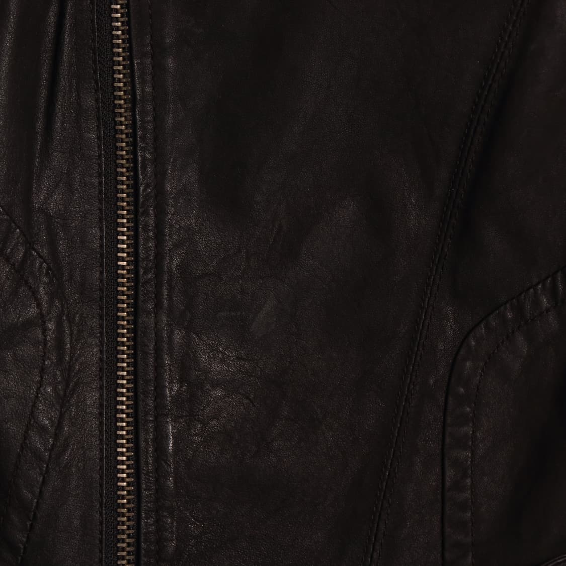 시스템 램스킨 라이더 크롭 가죽자켓 A1463 상품이미지5