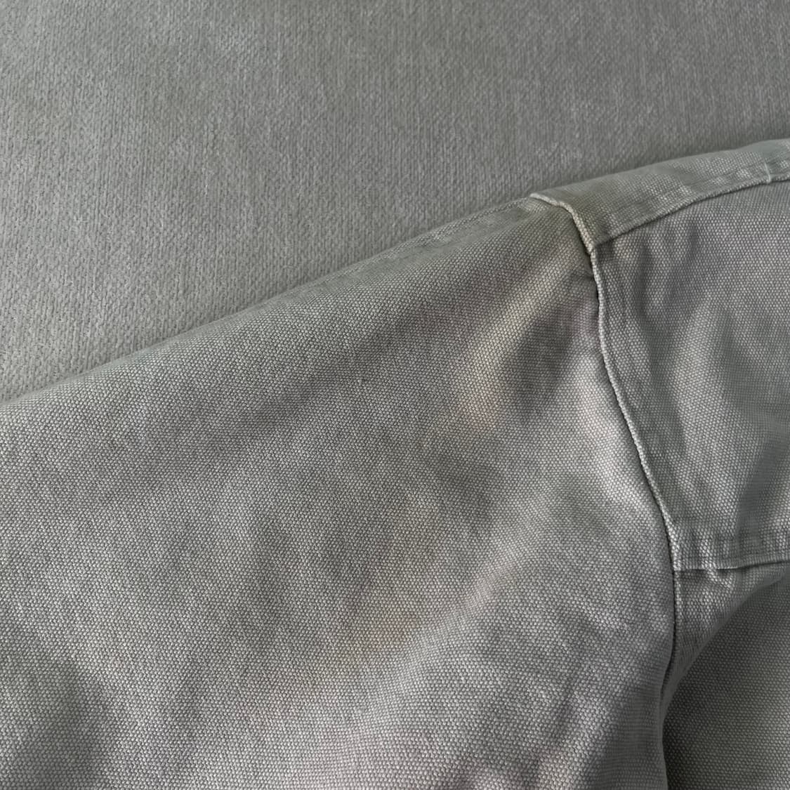 105 스투시 23fw 워시드 캔버스 워크자켓 본 화이트   상품이미지4