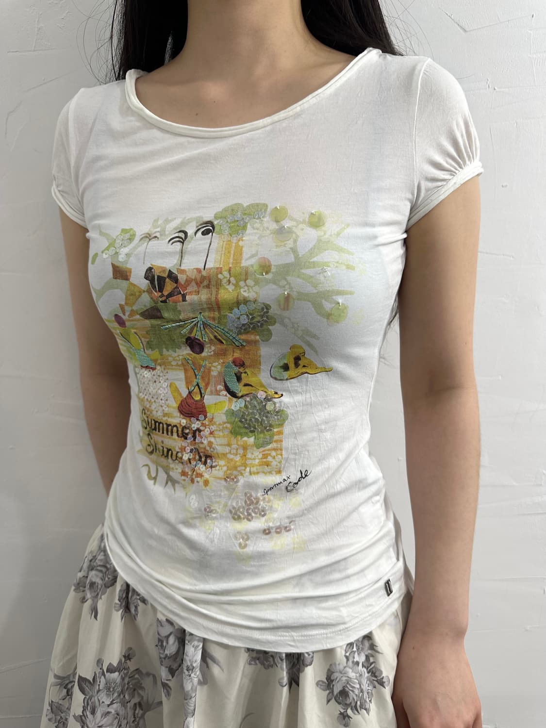 sportmax printing top 상품이미지5