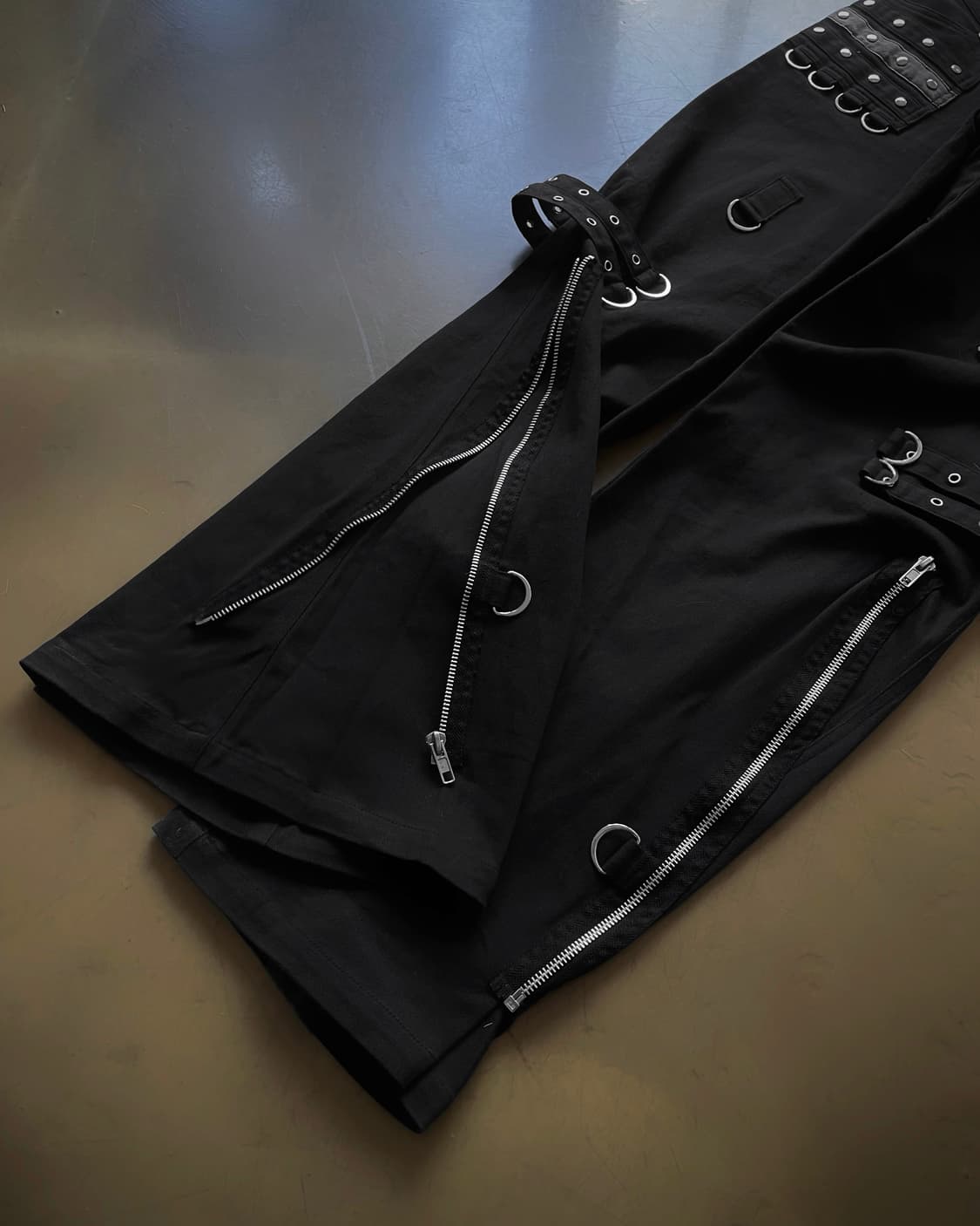 PUNK RAVE Zipper Detail Bondage Pants 상품이미지6