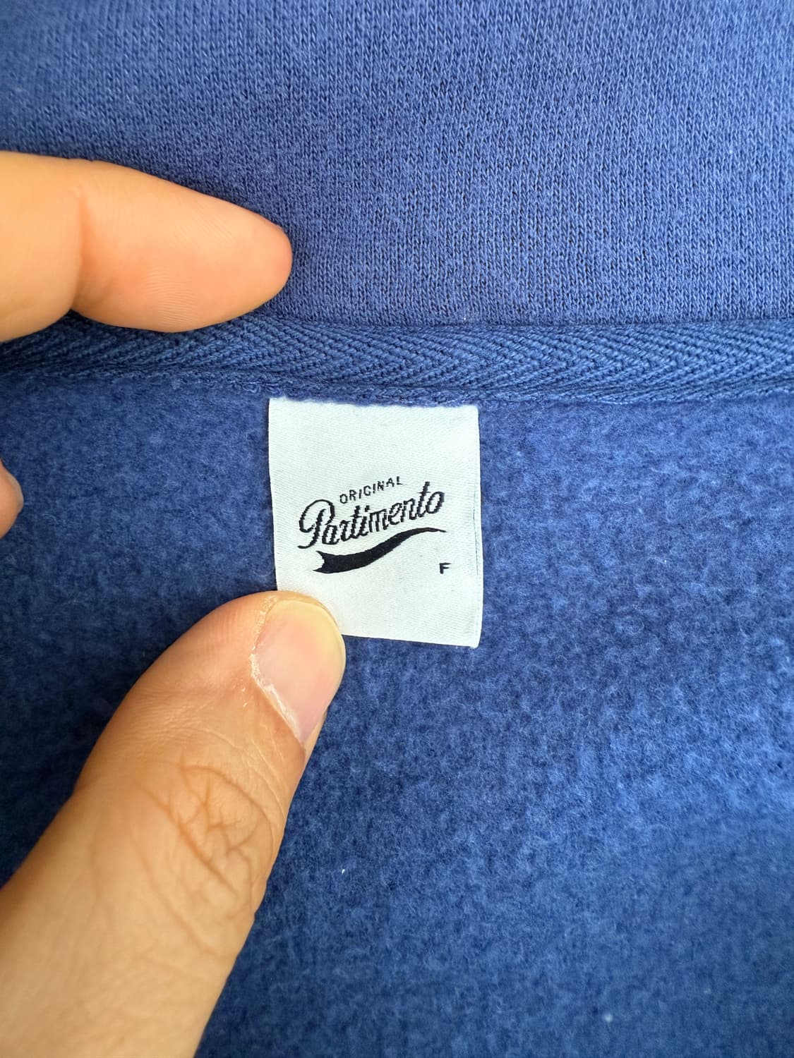 파르티멘토(Partimento) 스웻 하프집업 상품이미지4