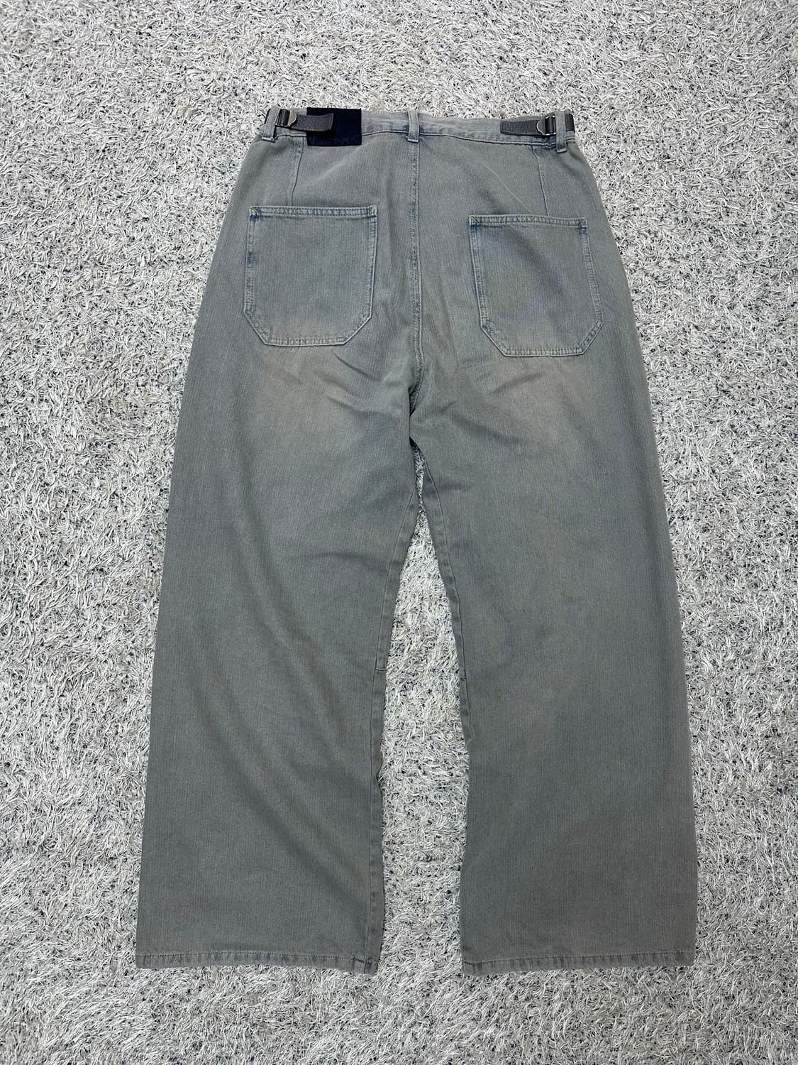 폴리테루 고시마 데님 팬트 블루 그레이 상품이미지3