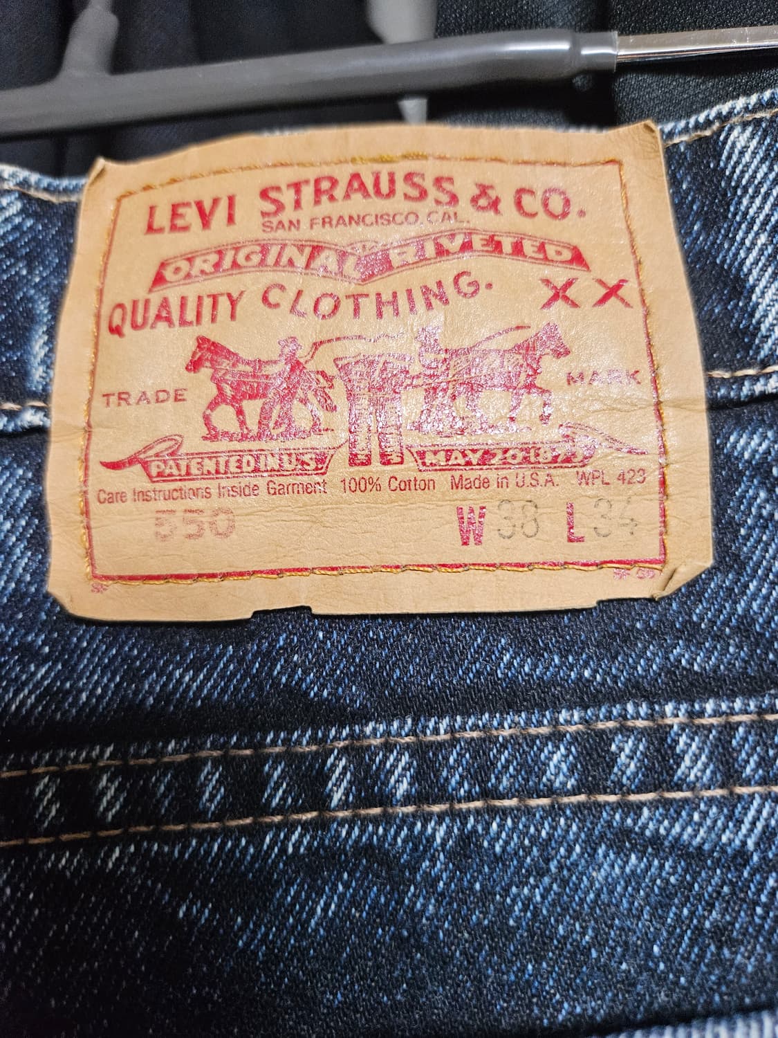 미제 빈티지 리바이스 550 상품이미지4