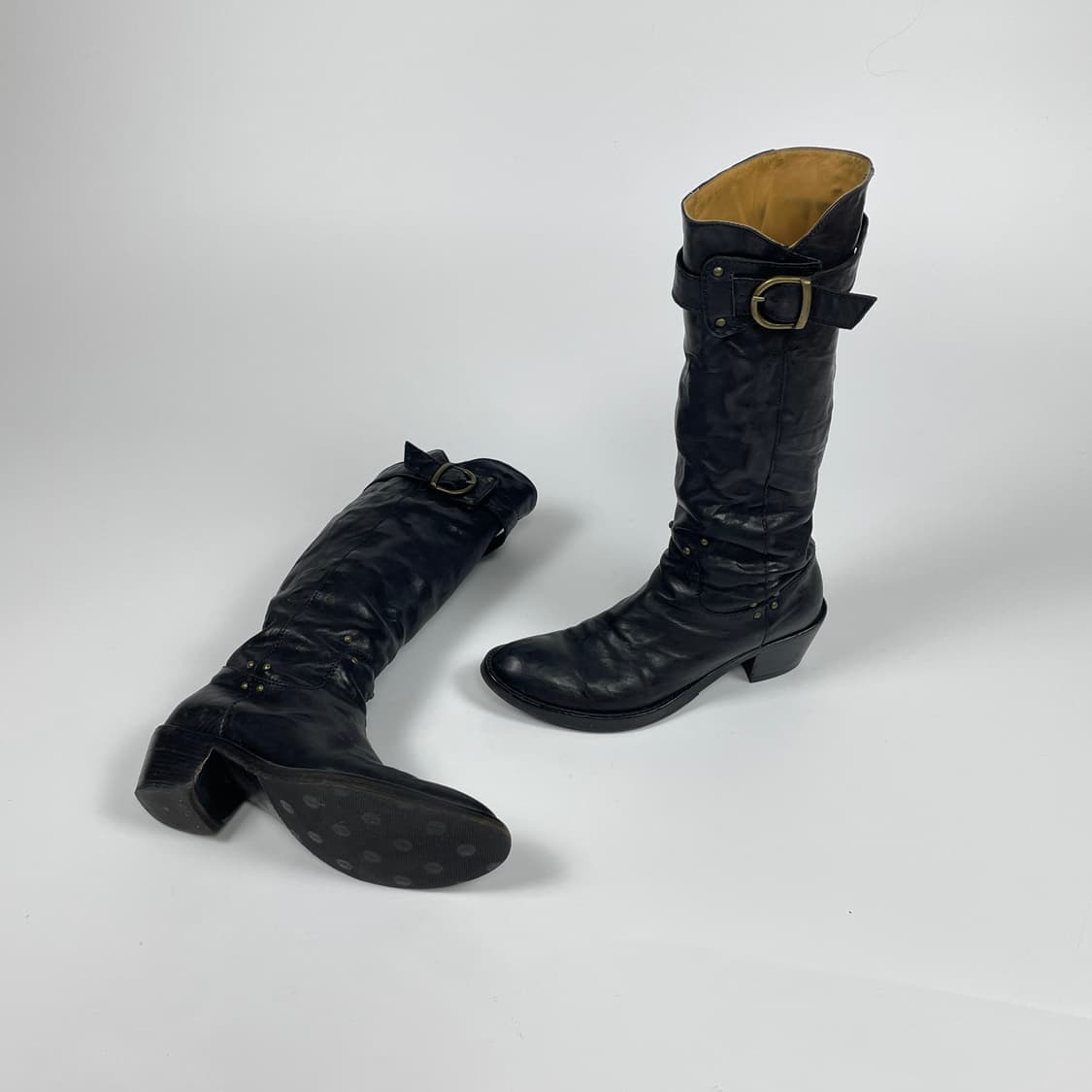 알프레도 바니스터 드레이프 롱부츠  상품이미지8