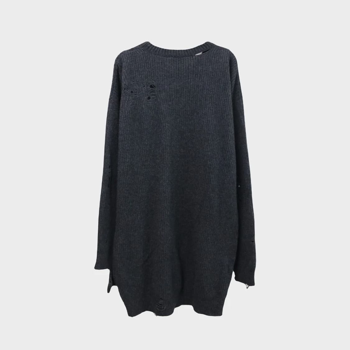 디젤 데미지 디테일 울 혼방 롱 니트 59521 상품이미지2