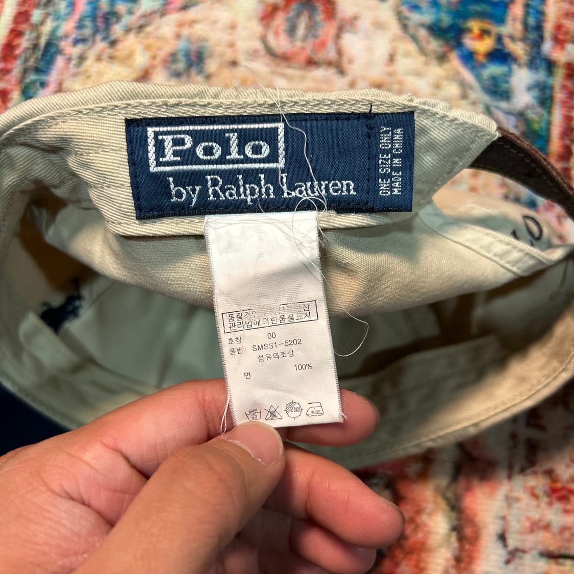 [OS] 폴로 랄프로렌 베이지 로고 볼캡 상품이미지3