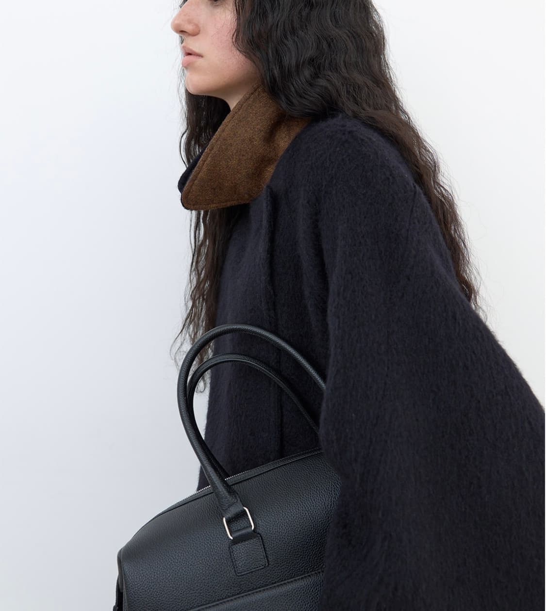 에토스 헤어링 롱코트 네이비 상품이미지3