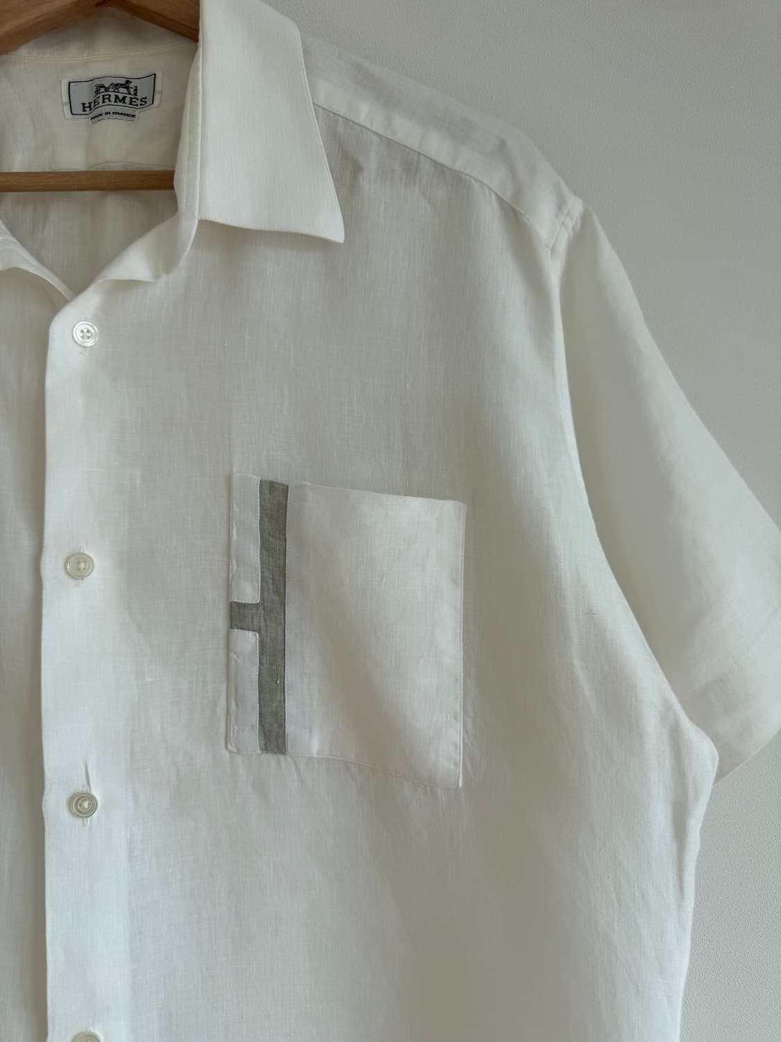 에르메스(HERMES) 린넨 반팔 셔츠(FRANCE) 상품이미지3
