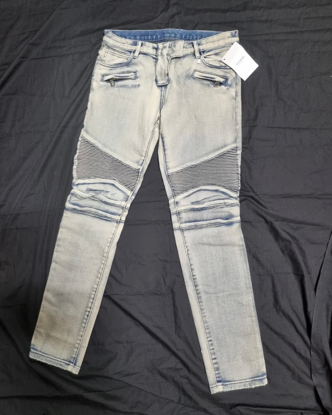 발망 라이트 블루 페이드 워싱 데님 상품이미지1