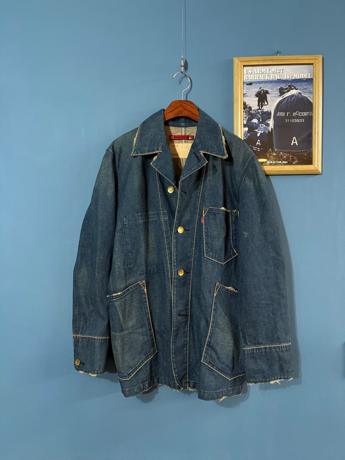 90-00‘s Levis Red loop chore jacket.  상품이미지1