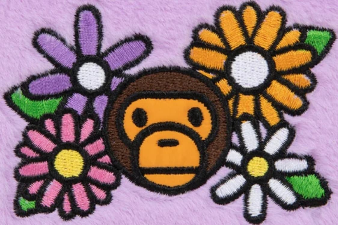 베이프 정품 베이비 마일로 플라워 퍼 미니 크로스백 상품이미지8