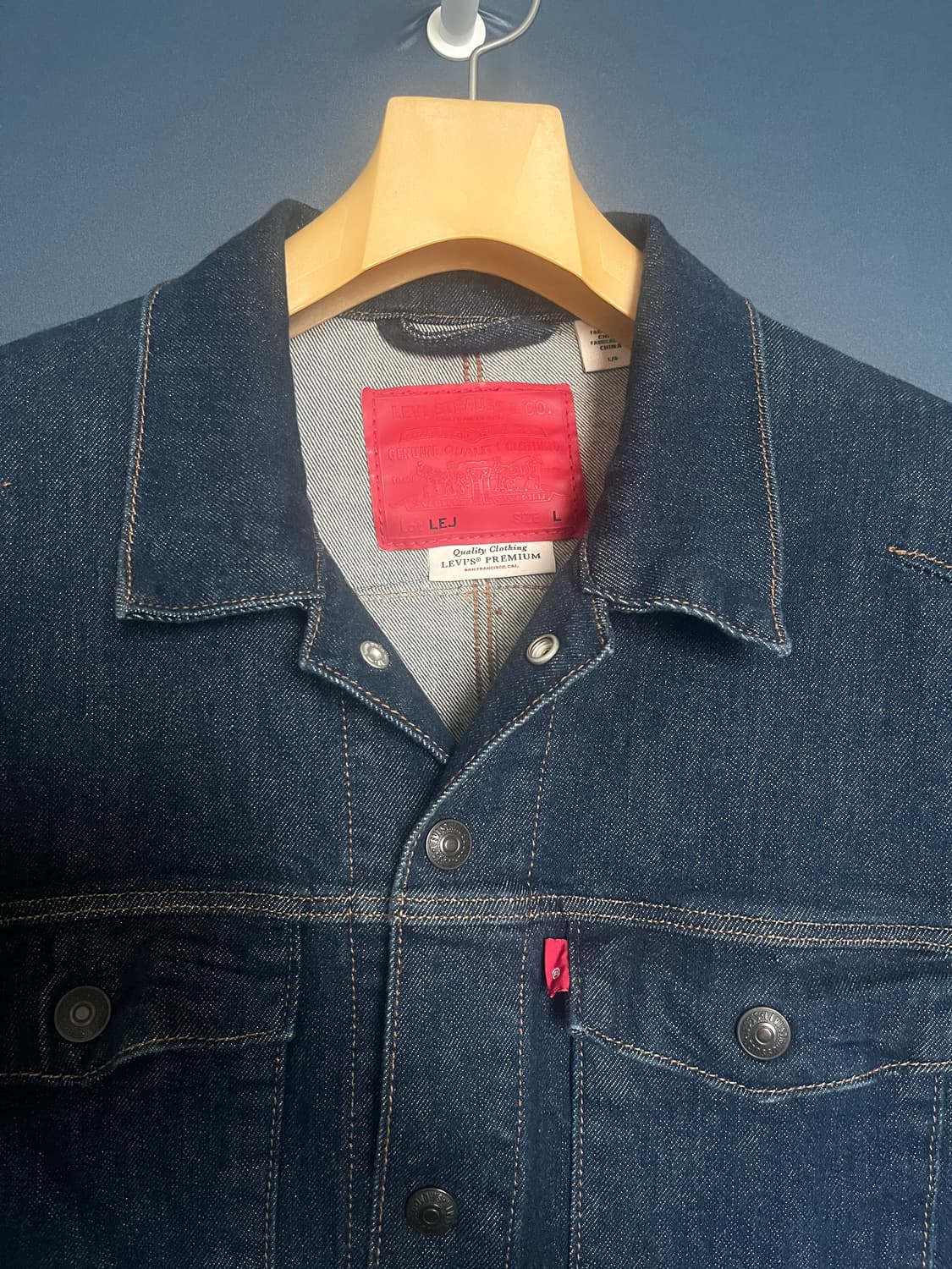 리바이스 스판 트러커 청자켓 100~105 정품 상품이미지2