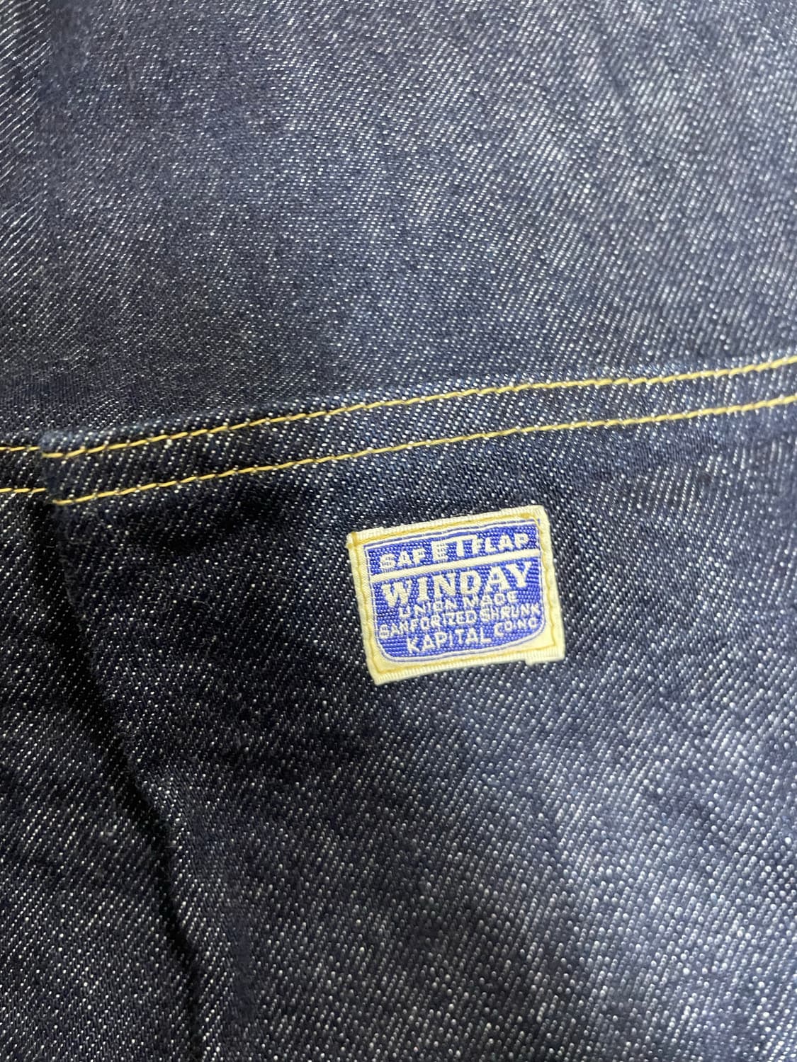 캐피탈 럼버 데님 팬츠 인디고 상품이미지3