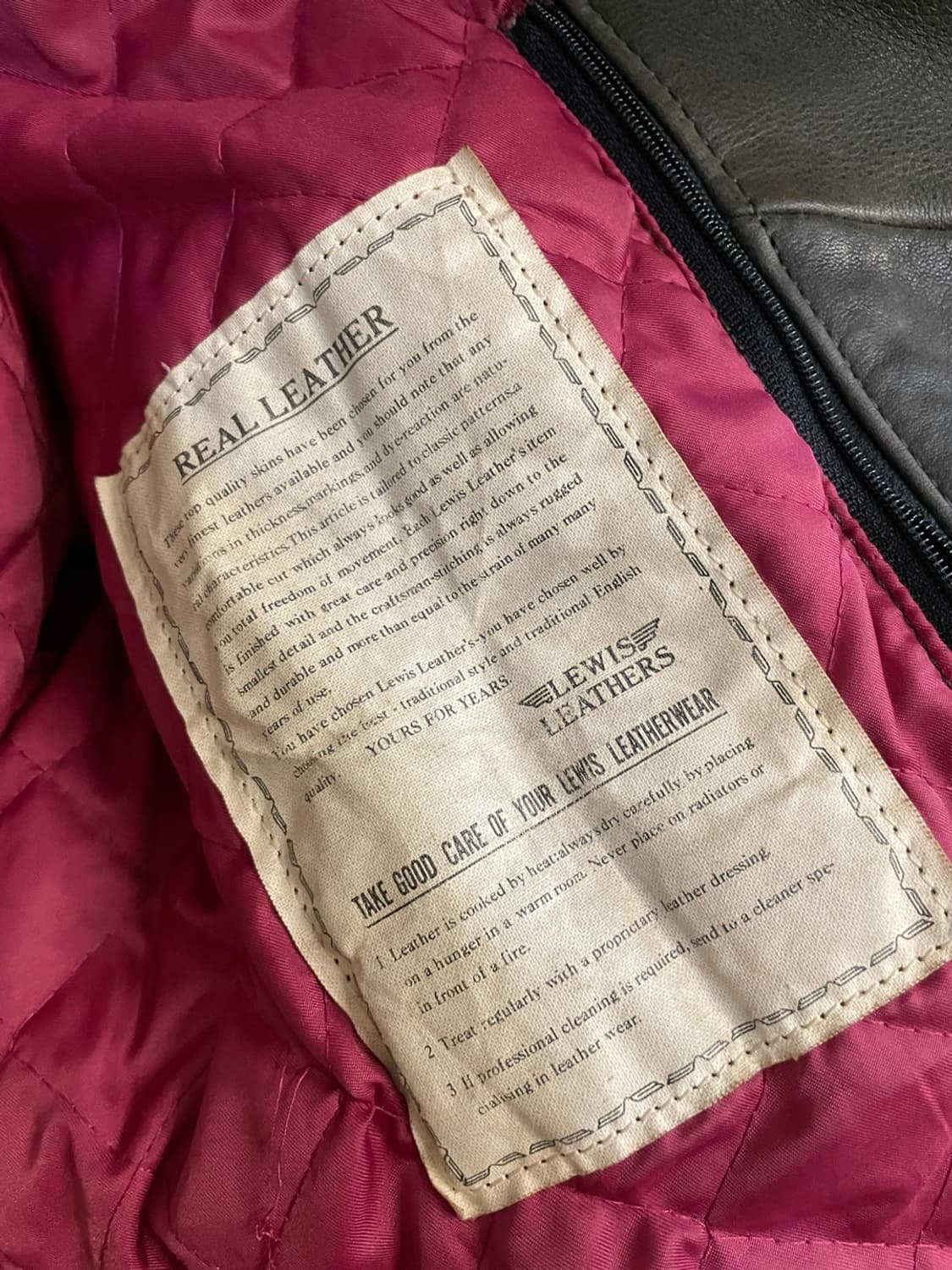 70s 루이스레더 로드 페어 더블 라이더 자켓 상품이미지9