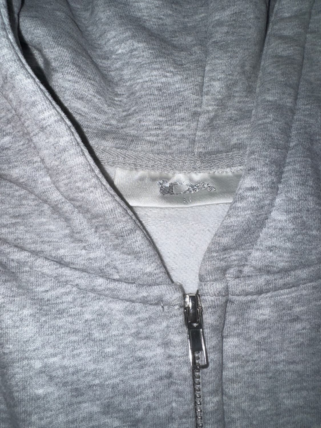 IDA 시그니처 로고 후드 집업 (그레이 / M) 상품이미지2