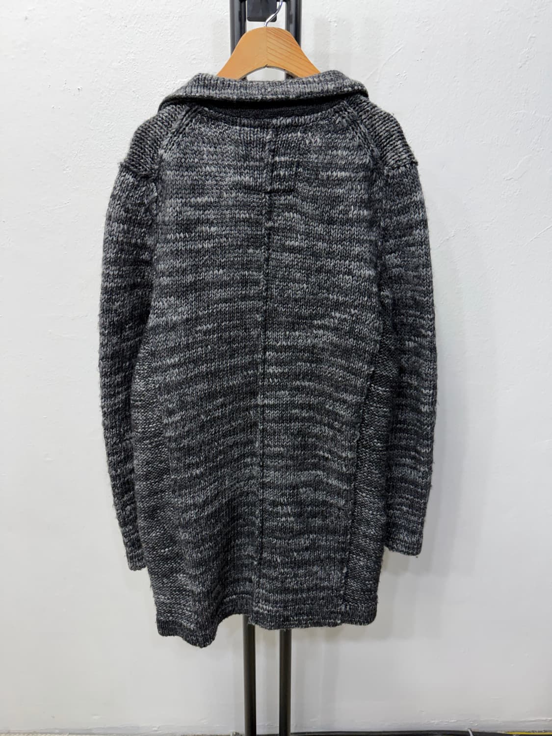 정품) 시리즈 남성 회색 니트 가디건 95 상품이미지5