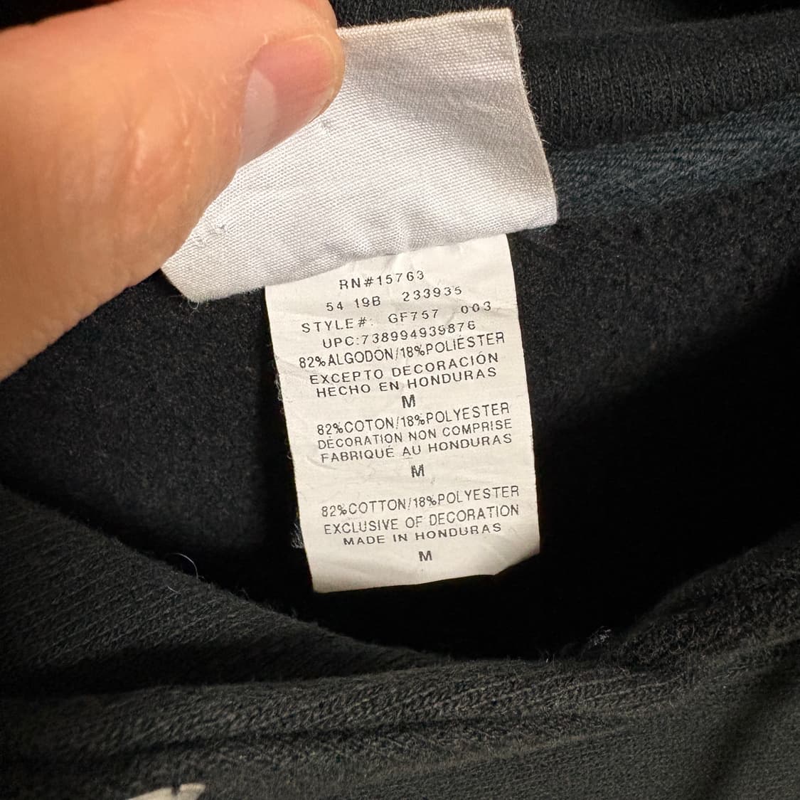 챔피온 리버스위브 기모 로고 후드티 / 블랙, M 상품이미지9