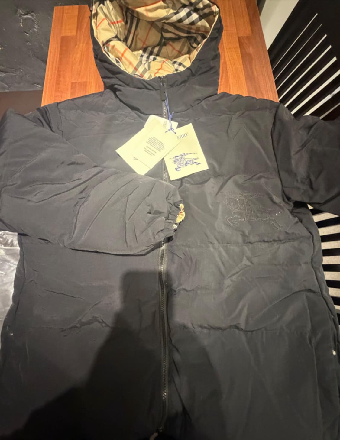 [버버;리] 새상품 / 양면 패딩 / 약 105~110 사이즈 상품이미지4