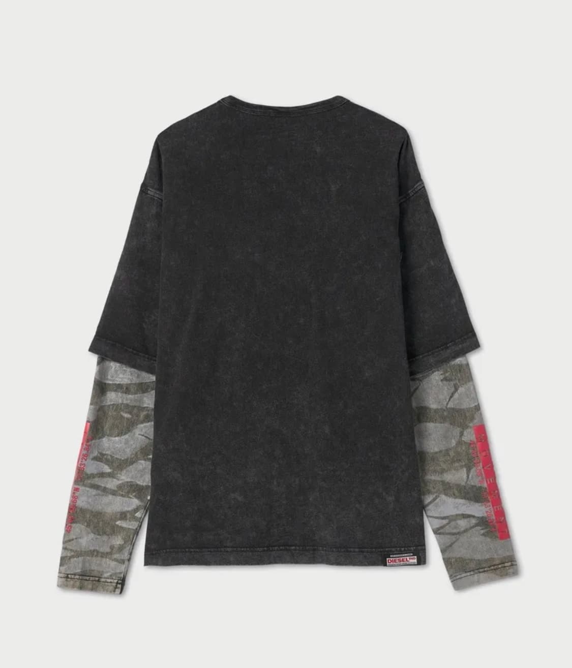 디젤 t-schul 레이어드 티셔츠 상품이미지2