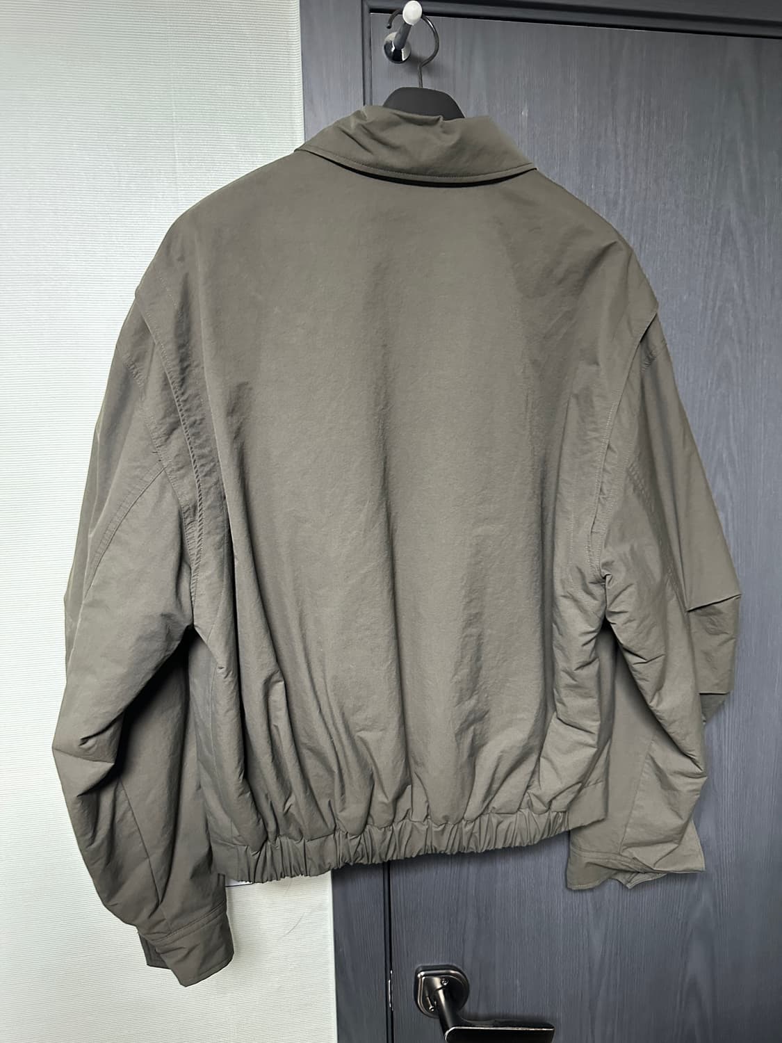 아모멘토 패디드 코튼 나일론 점퍼 카키 m 상품이미지2