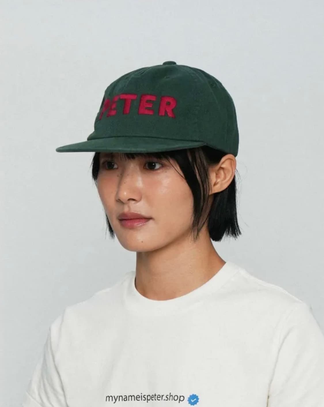마이네임이즈피터 캡모자(그린) 상품이미지2