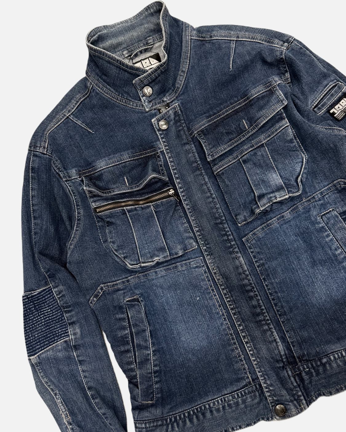 TORA work denim zip-up jacket 상품이미지2