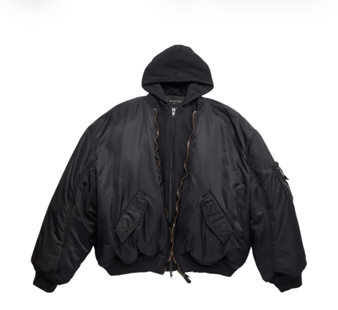 [1] 발렌시아가 올인 봄버 블랙 상품이미지1