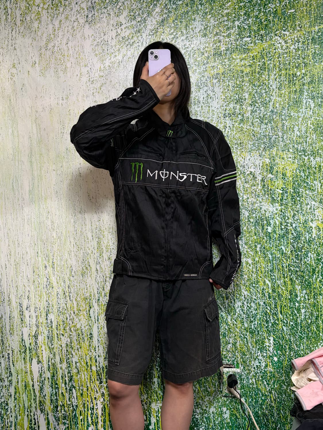 몬스터 에너지 바이크 자켓 모터사이클 레이싱 잠바 L 상품이미지2