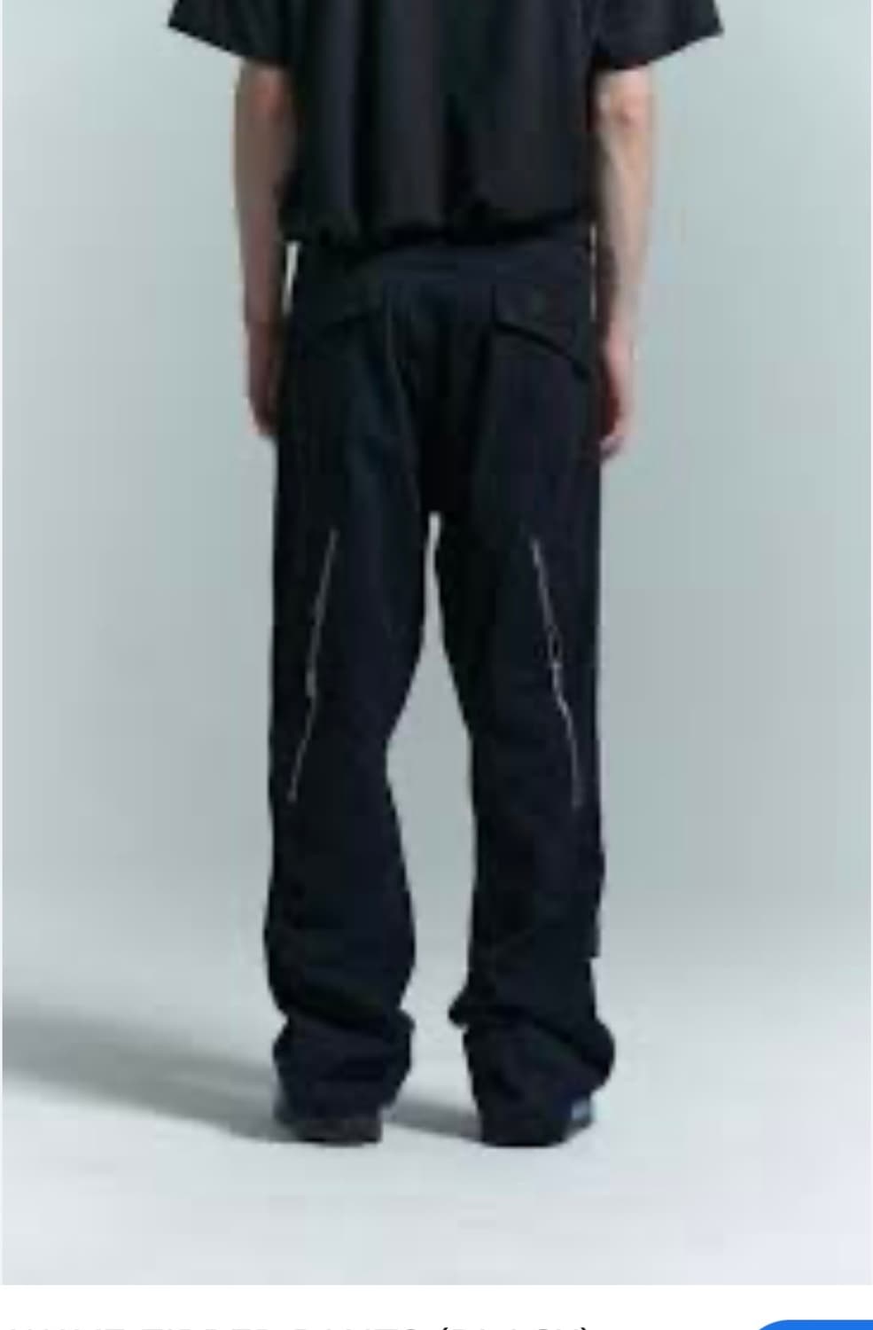 Plastic product wave zipper pants 상품이미지1