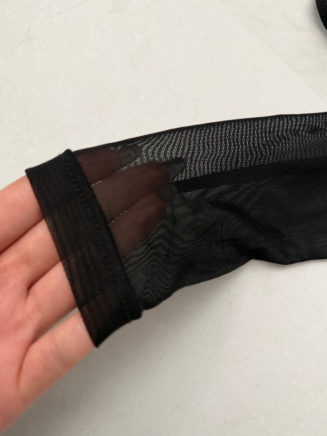 블랙 메쉬 바디수트  상품이미지8