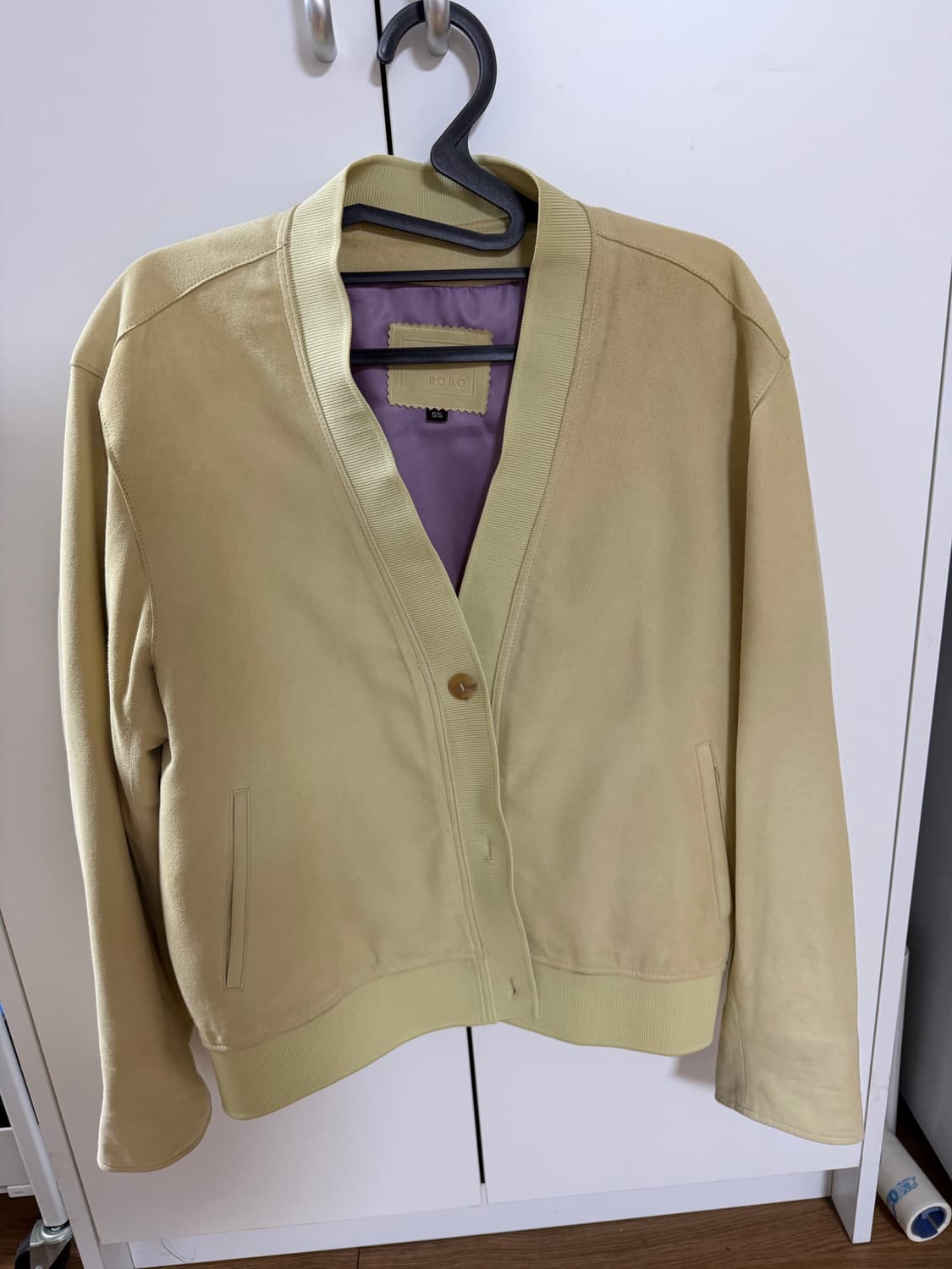 ROBO 가죽 가디건 상품이미지1